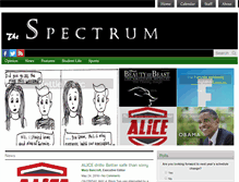 Tablet Screenshot of dhsspectrum.com